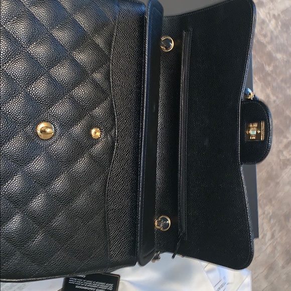 -Chanel Black caviar purse NBW original tag ,box - Picture 8 of 11